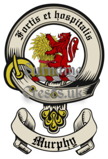Murphy Irish Surname Clan / Sept Crest Badge Image