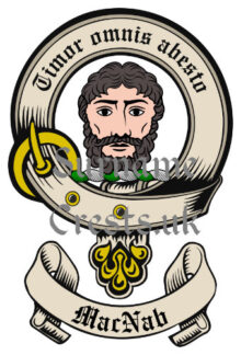 MacNab Scottish Clan (Sept) Surname Family Crest PNG Image Instant Download