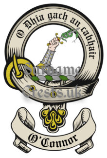 O’Connor Irish Clan (Sept) Surname Family Crest PNG Image Instant Download